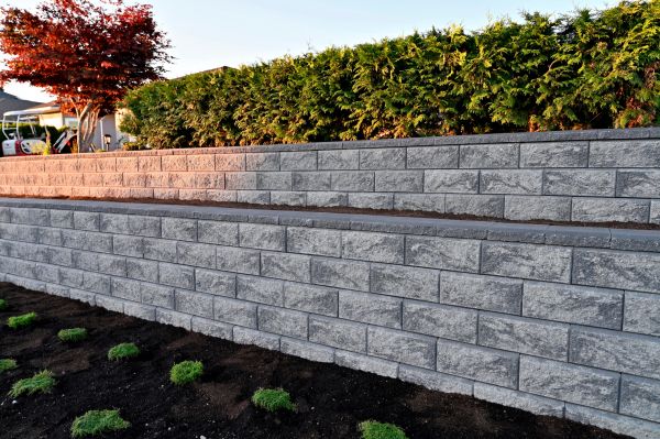 Concrete Retaining Wall Installation in New Braunfels