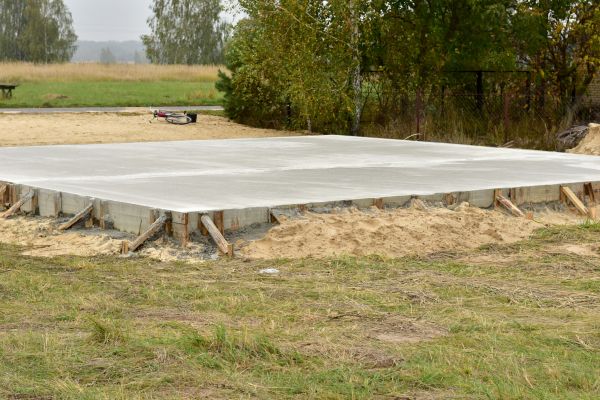 Concrete Base Installation in New Braunfels