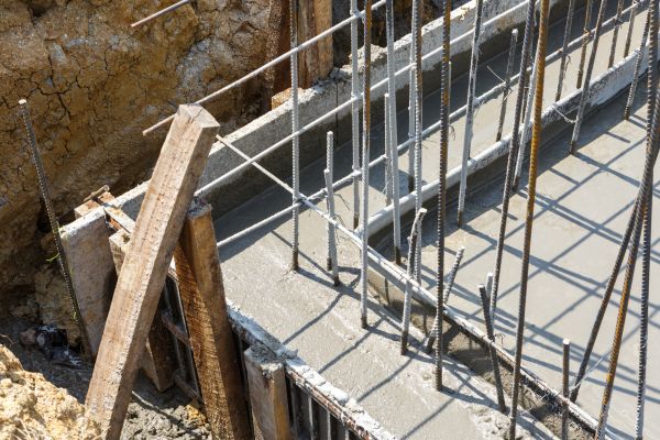 Concrete Footing Pouring in New Braunfels