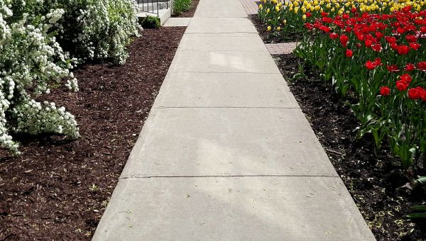 Cement Sidewalk Installation in New Braunfels