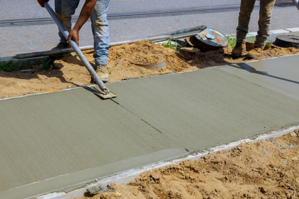 Cement Pathway Installation in New Braunfels