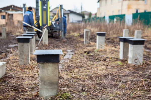 Concrete Piling Installation in New Braunfels
