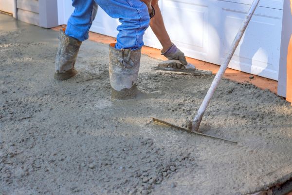 Driveway Slab Construction in New Braunfels
