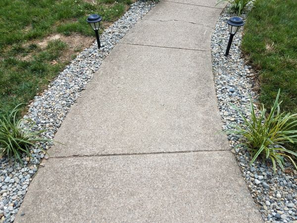 Cement Path Construction in New Braunfels