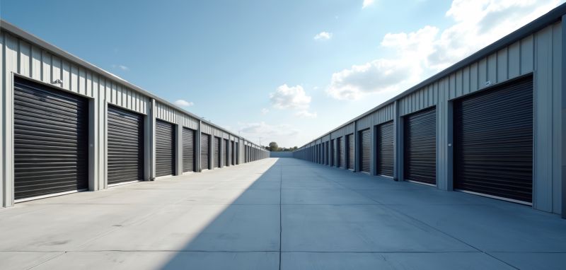 Wide Commercial Driveway